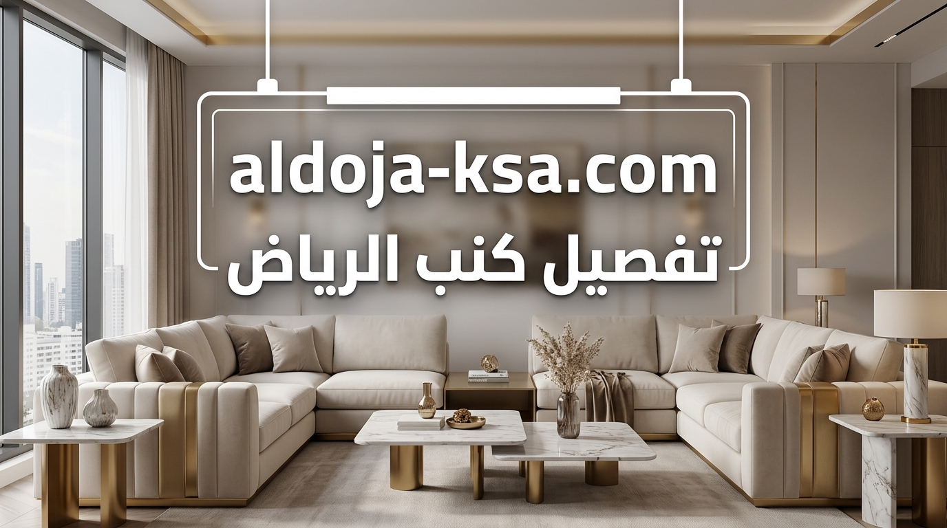 تفصيل كنب الرياض | تصميم كنب فاخر وعصري حسب الطلب